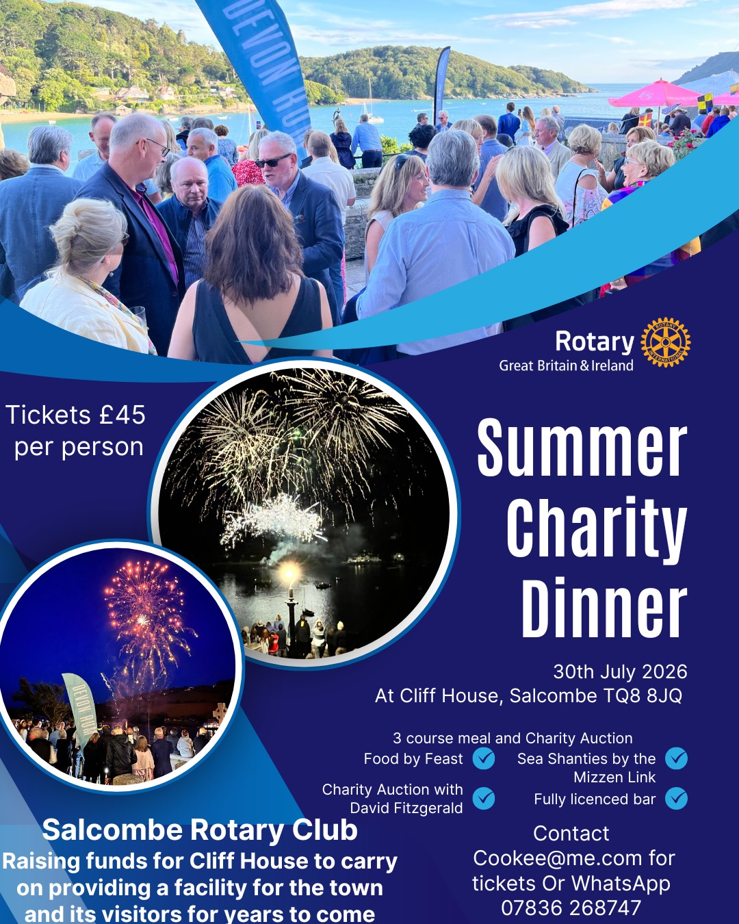 Salcombe Rotary Charity Dinner